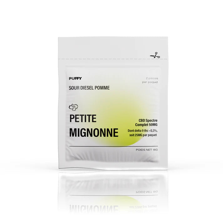 Gummies THC 25mg - Sour Diesel Apple