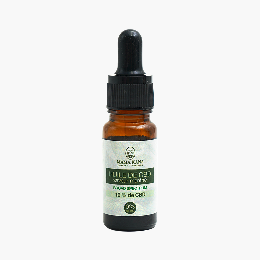 10% Broad Spectrum CBD Oil - Mint - Mama Kana