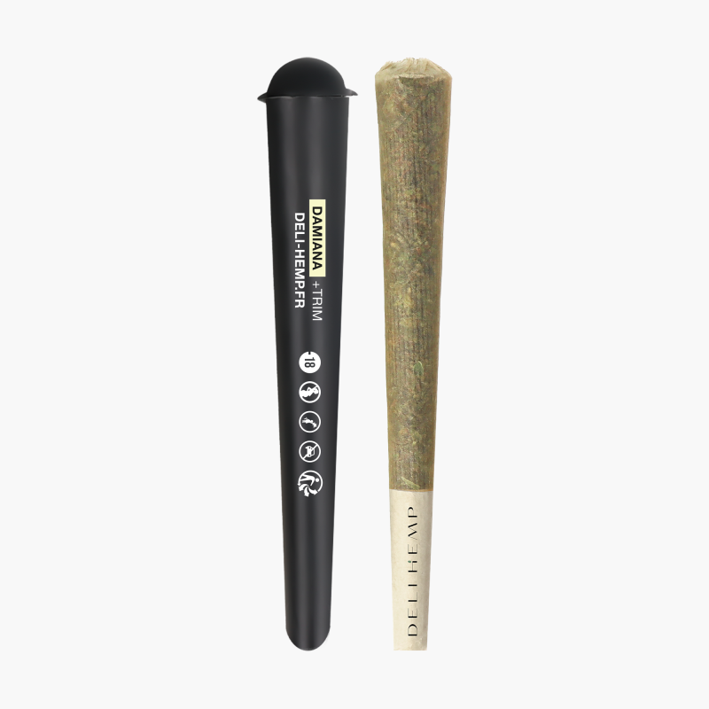 Pre-roll CBD  Damiana x Trim - Deli-Hemp