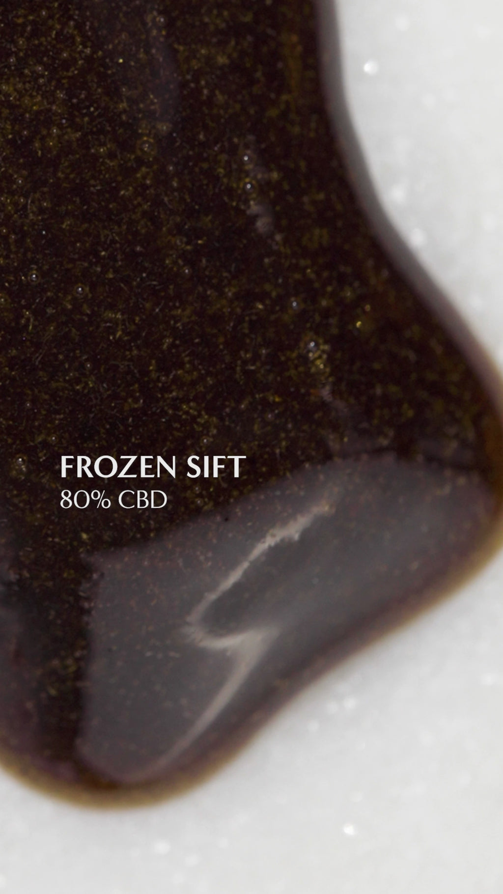 Résine CBD - Frozen sift 80%