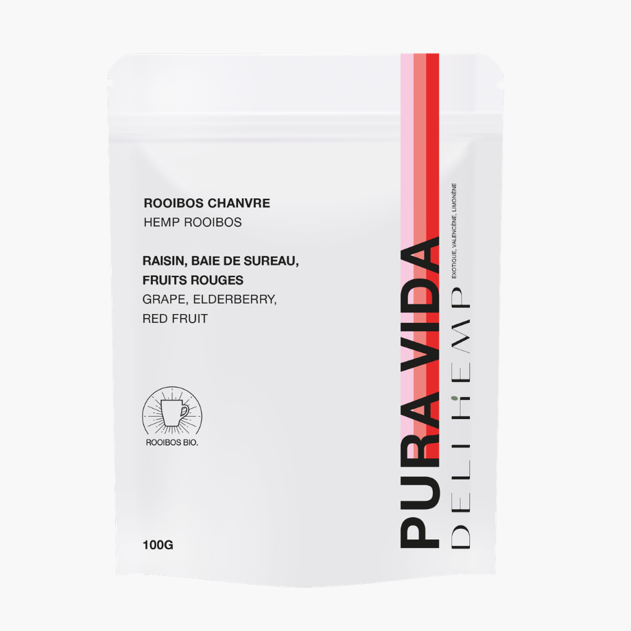 Thé Rooibos au Chanvre Pura Vida - Deli Hemp