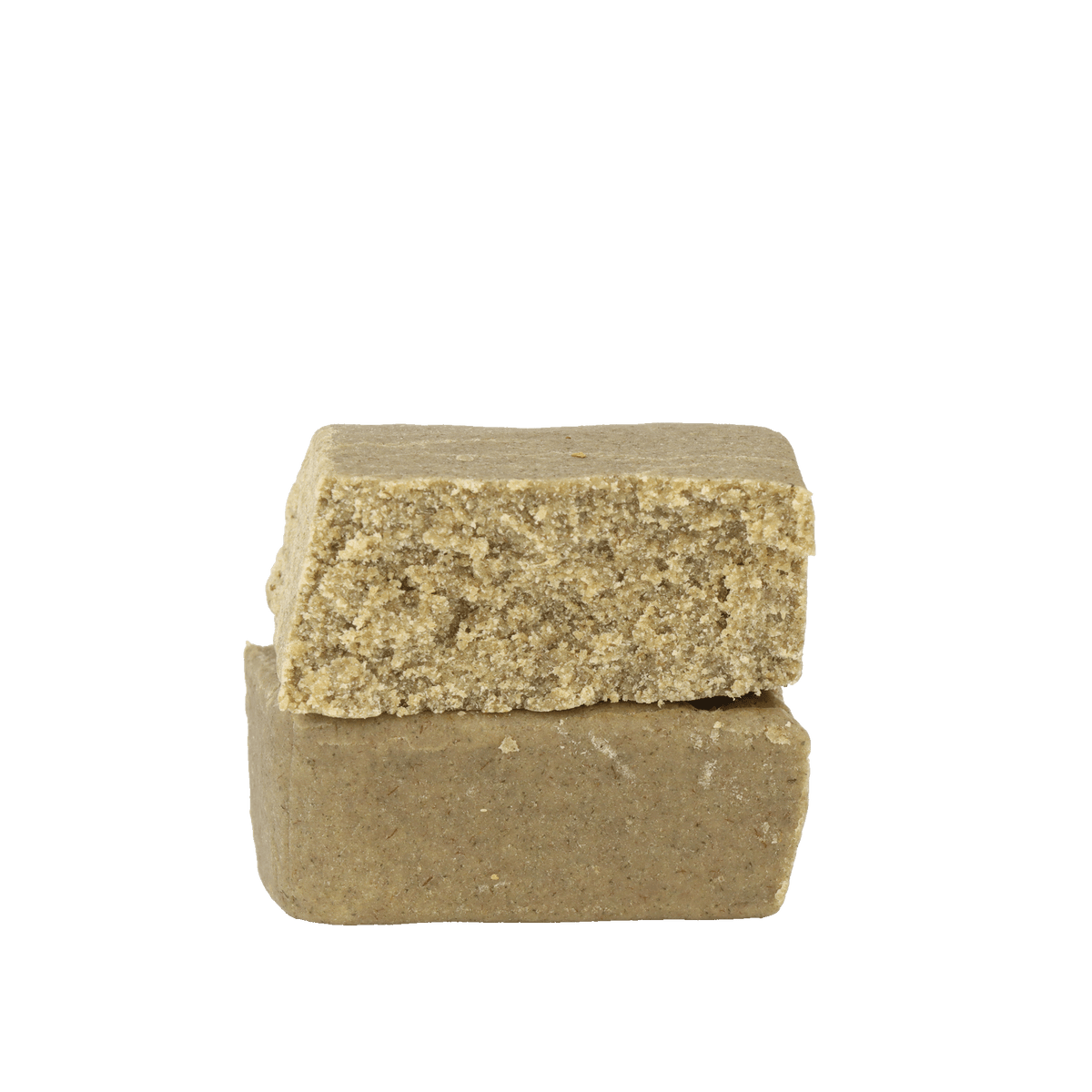 Résine CBD Dry Sift Gelato Indoor en vrac, vue du produit sur fond blanc