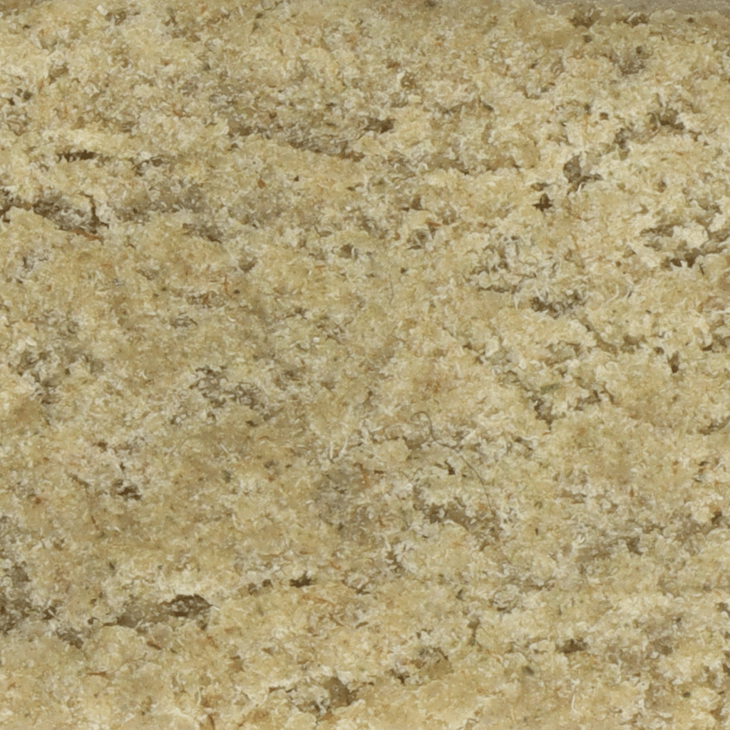 Gros plan de la texture granuleuse de la résine CBD Dry Sift Gelato Indoor