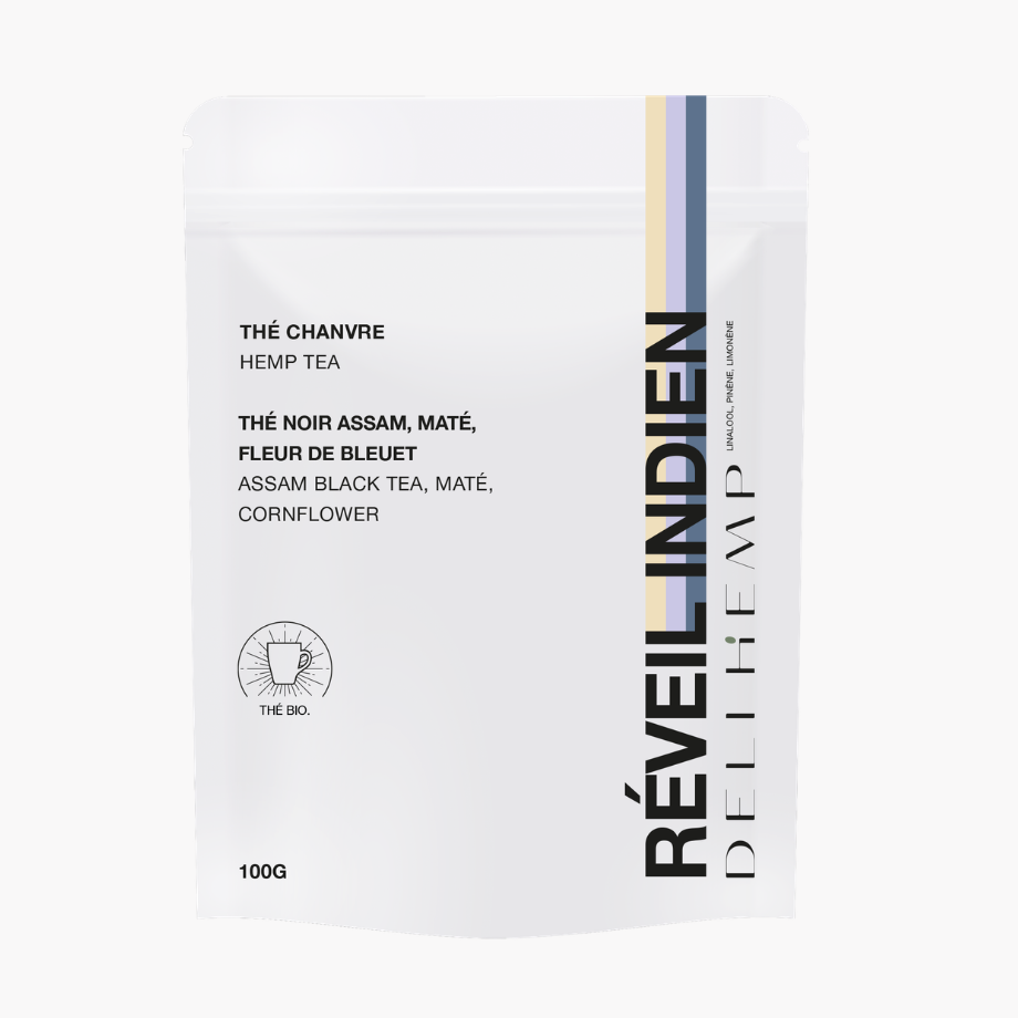 Thé au Chanvre Réveil Indien - Deli Hemp